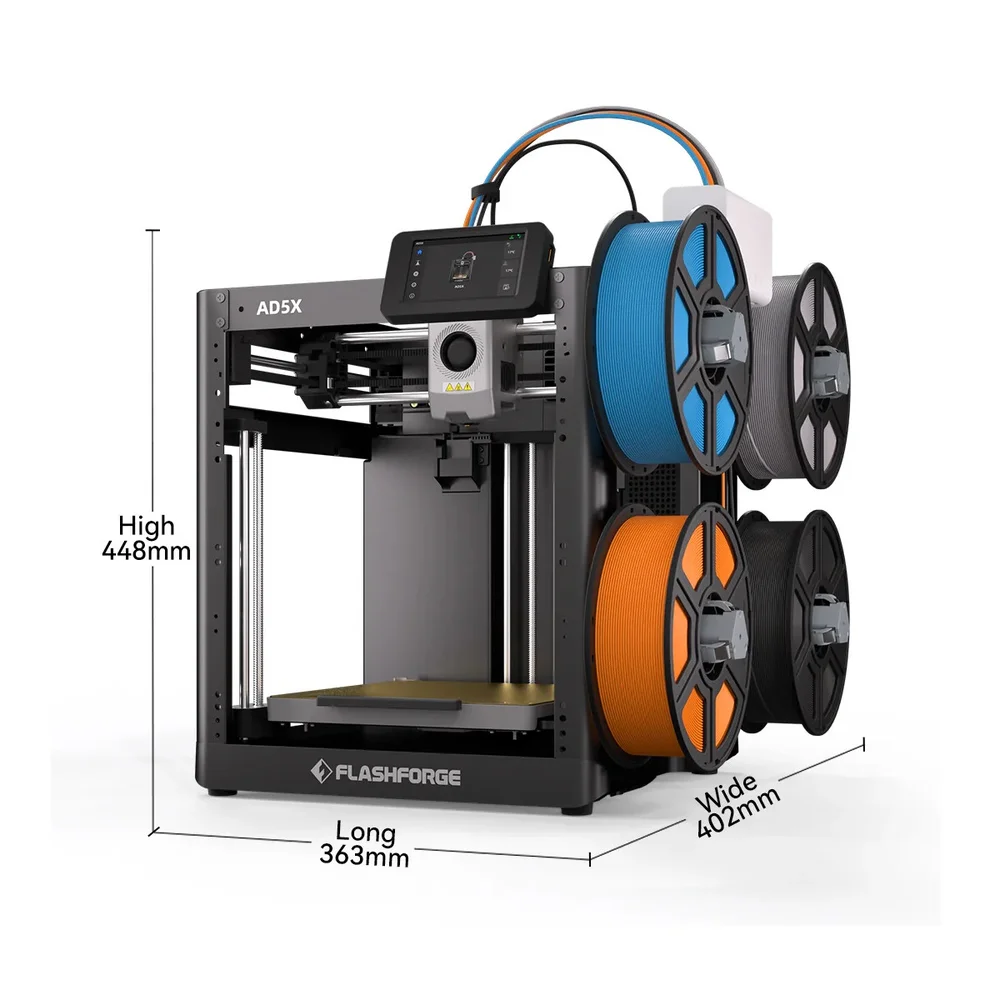 Imagem 4 de 5 do produto Impressora 3d Fdm Aberta Flashforge Adventurer 5x Ad5x 110v