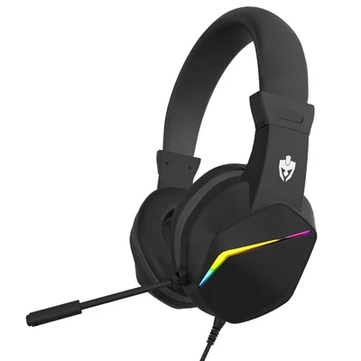 Headset Gamer Evolut Rocker,  Driver 40mm,  Cabo Usb, Iluminação RGB, Microfone - Eg310