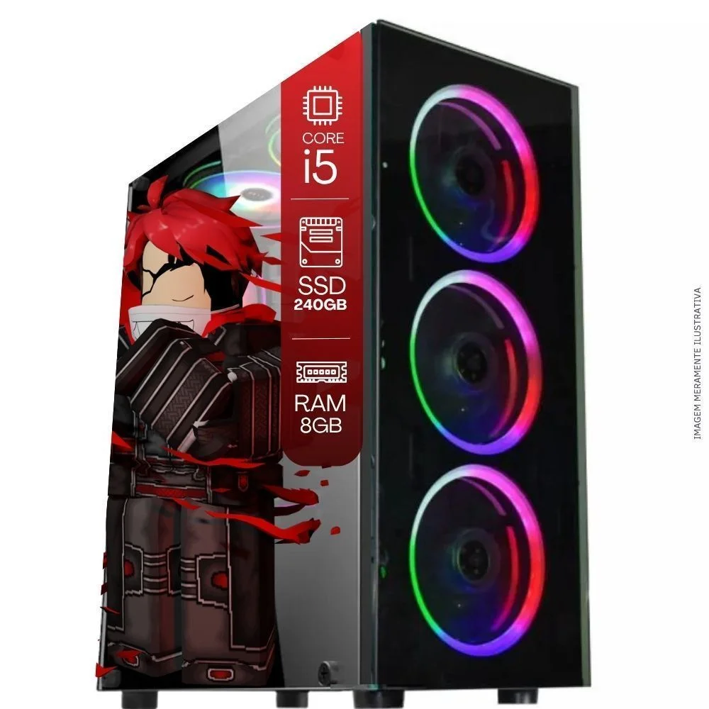 Computador PC Gamer Balão.info Intel Core i5 SSD 240GB 8GB WINDOWS 10 Pro Trial