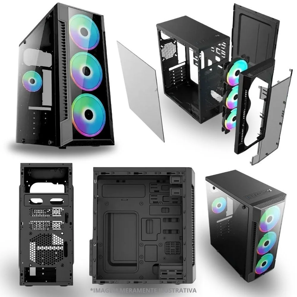 Computador PC Gamer Tob Intel Core i5 SSD 240GB 8GB WINDOWS 10 Pro Trial - view 2