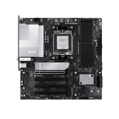 Placa Mãe Msi Pro B850m-p Wifi, Amd Am5, Matx, Wf/blt, Ddr5 - Pro B850m-p Wifi
