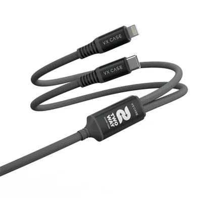 Cabo 2 Em 1 Usb Tipo-c E Lightning Pd Dragon Two Way ( 1 Ano De Garantia)