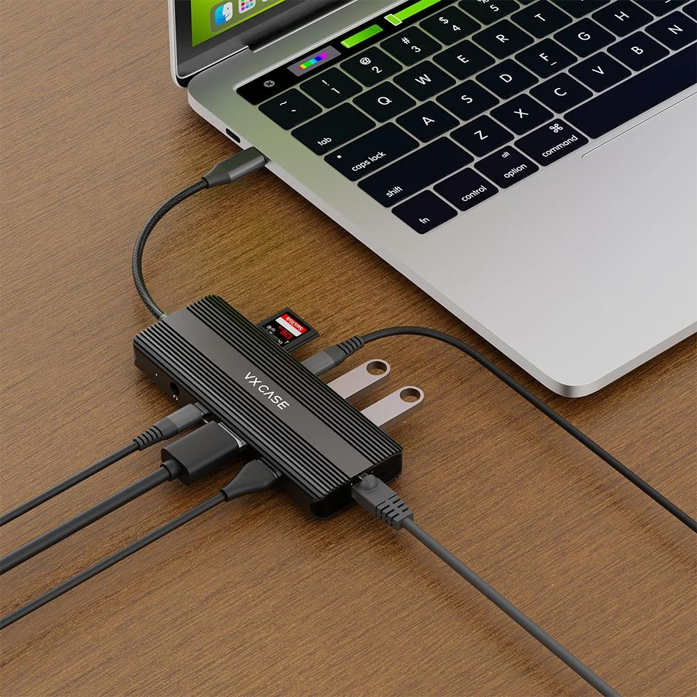 Imagem 2 de 4 do produto Hub Connect Pro Usb-c 10 Em 1 Vx Case - Cinza