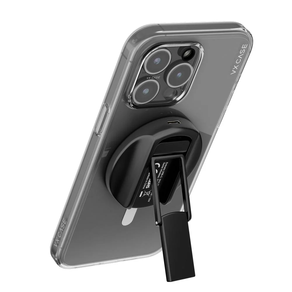Imagem 3 de 5 do produto Carregador E Suporte Magsafe Para Smartphone - Mag Ring Charger - Preto
