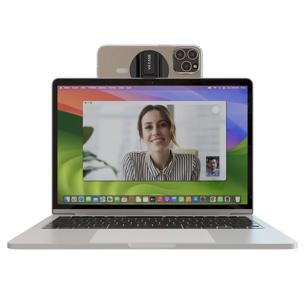 Imagem 4 de 5 do produto Carregador E Suporte Magsafe Para Smartphone - Mag Ring Charger - Preto