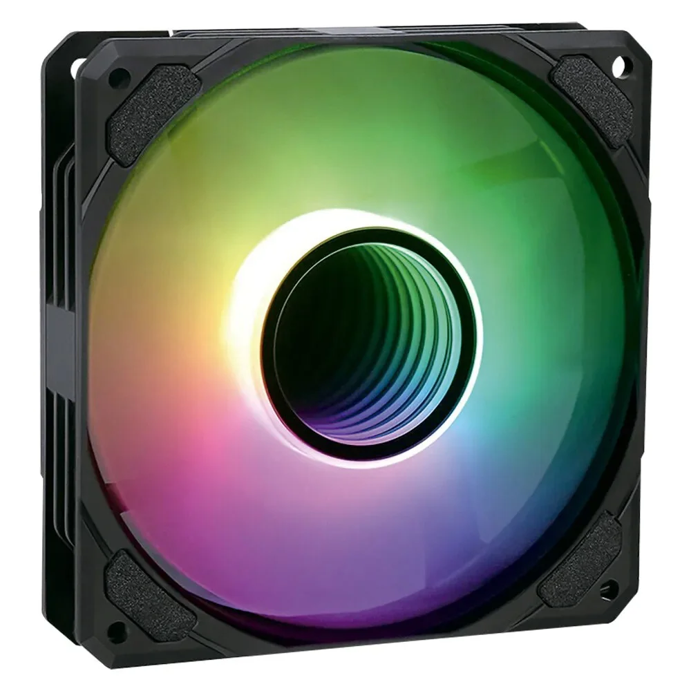 Kit 2 Cooler Fan ARGB Ventoinha Para Gabinete Espelho Infinito PC Gamer Desktop 5v Revenger G-vr340 8