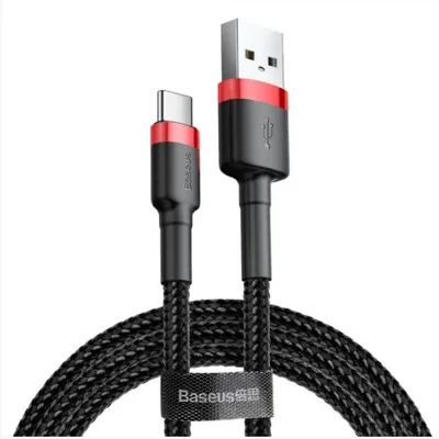 Cabo Usb Baseus Cafule Para Tipo-c 2a 3m Vermelho