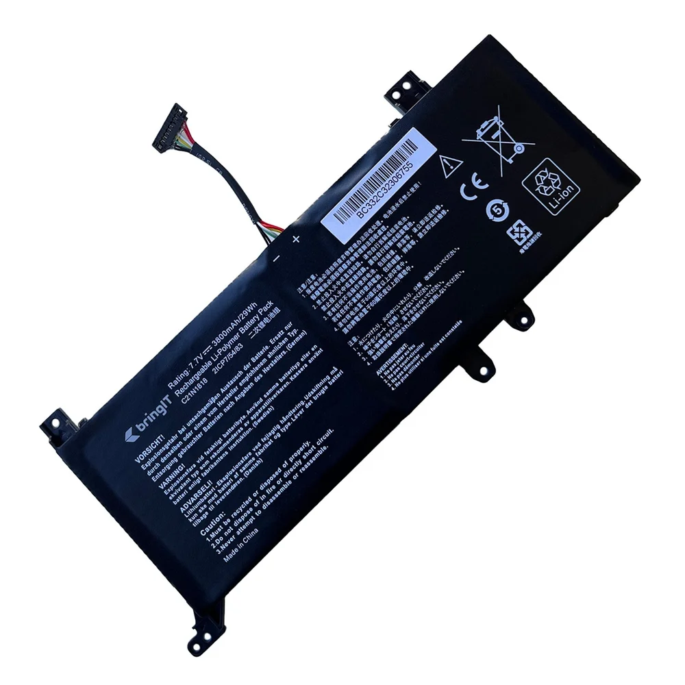 Bateria Para Notebook Asus Vivobook X512fa-br783t 7.7v Bateria Para Notebook Asus Vivobook X512fa-br783t 7.7v