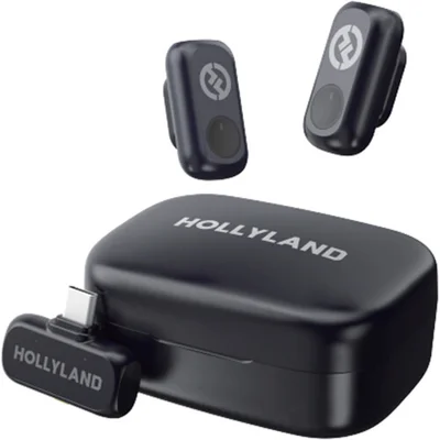 Microfone Hollyland Lark A1 Usb-c Duplo P/ 2 Pessoas Sem Fio Space Gray