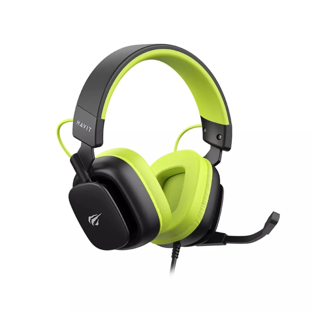Imagem 4 de 4 do produto Fone De Ouvido Preto E Verde  3,5mm + Usb H2048u