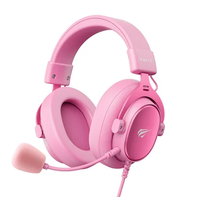 Headset Gamer Havit H2015se Rosa