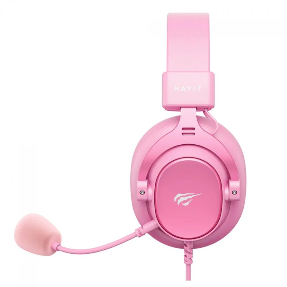 Imagem 5 de 5 do produto Headset Gamer Havit H2015se, 3.5mm, Drivers De 53mm, Rosa