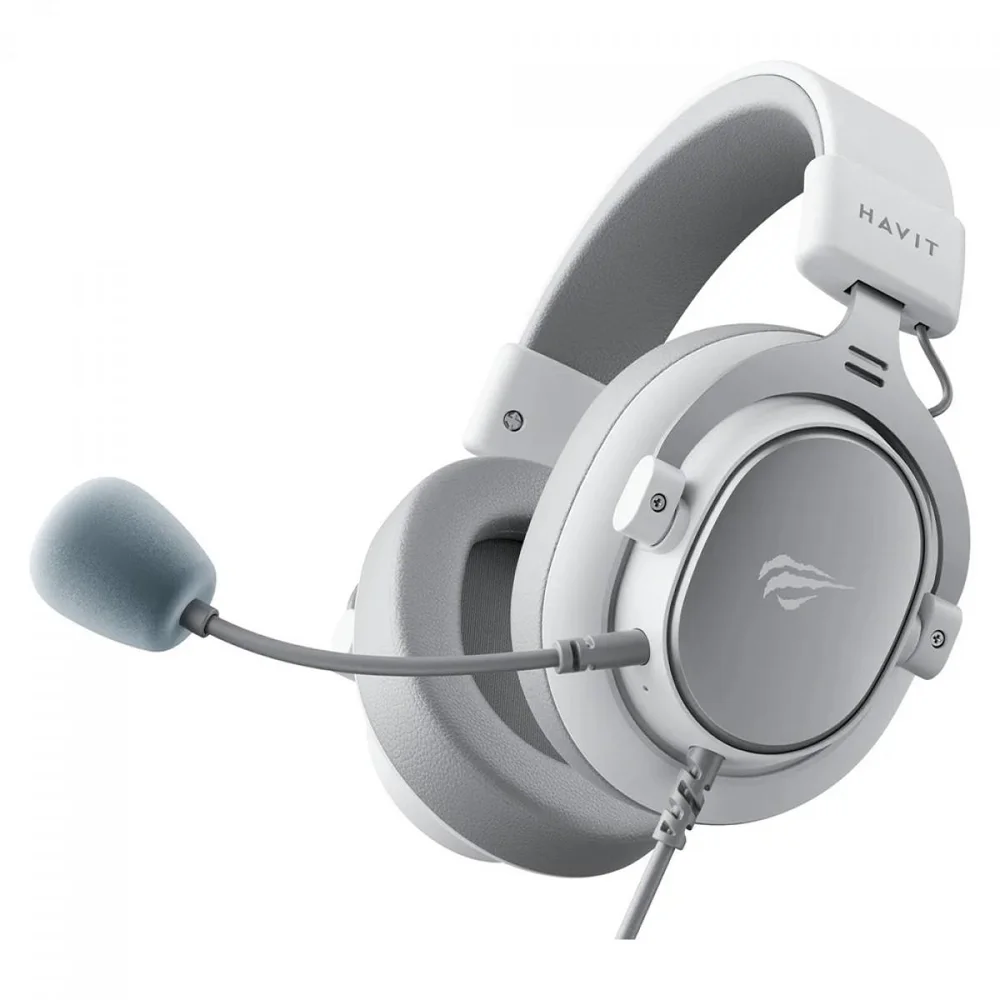 Imagem 2 de 5 do produto Headset Gamer Havit H2015se, 3.5mm, Drivers De 53mm, Branco