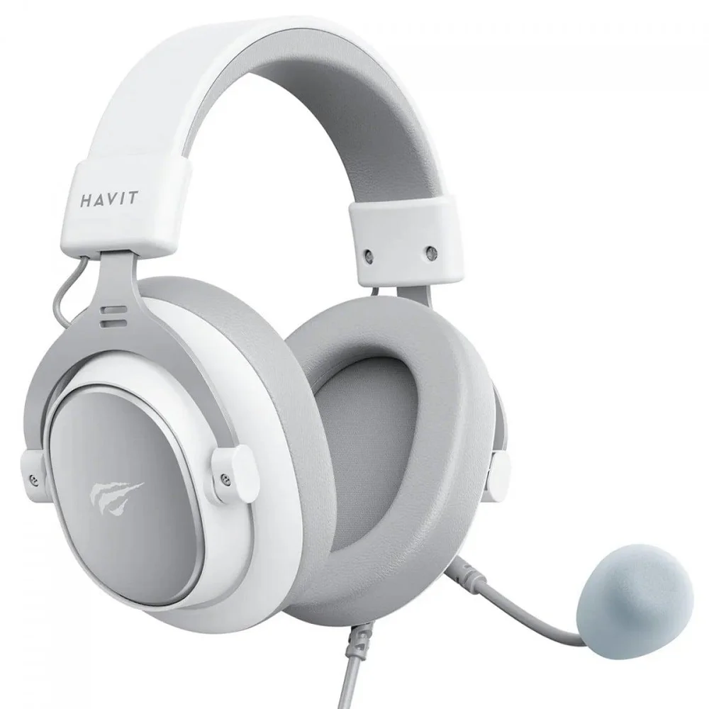 Imagem 5 de 5 do produto Headset Gamer Havit H2015se, 3.5mm, Drivers De 53mm, Branco