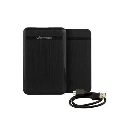 Case Gaveta Para Hd Externo - Preto - Verde