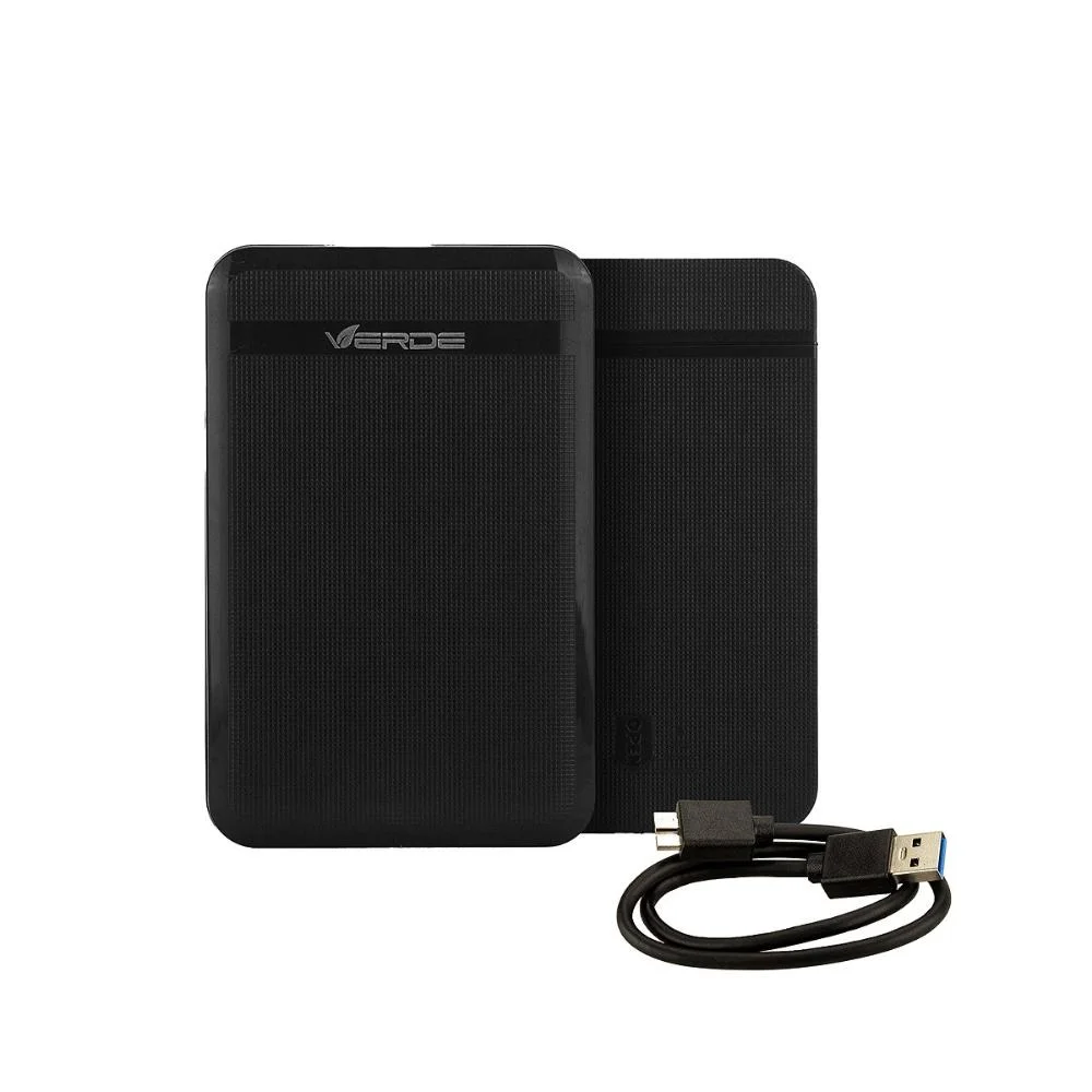 Case Gaveta Para Hd Externo - Preto - Verde Case Gaveta Para Hd Externo - Preto - Verde