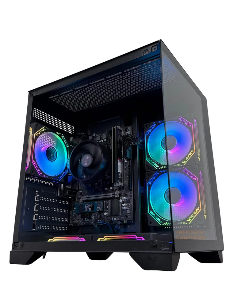 PC Gamer Barato Aquario Black | Ryzen 5 5600gt | 32gb Ram Ddr4 | SSD 1TB Nvme | Win11 Pro