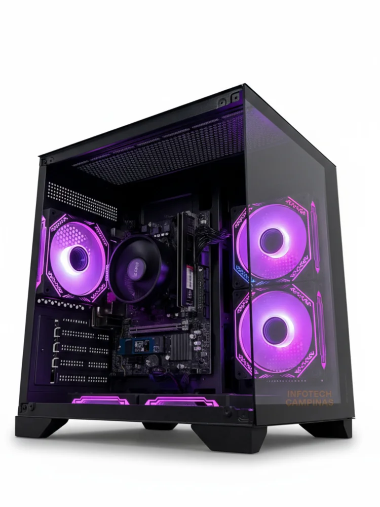 PC Gamer Aquario Preto Ryzen 7 5700g | Potência Máxima | 32gb Ram | SSD 1TB Nvme | WINDOWS 11 Pro