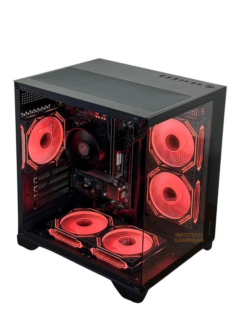 PC Gamer Barato Ryzen 5 5600gt | 16gb Ram Ddr4 | SSD 512gb Nvme | Aquario Preto | Win 11 Pro - view 5