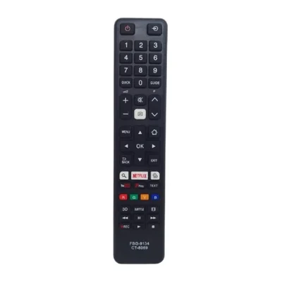 Controle Remoto Smart Compatível C/ Tv Toshiba Youtube/ Netflix Modelo Fbg-9134