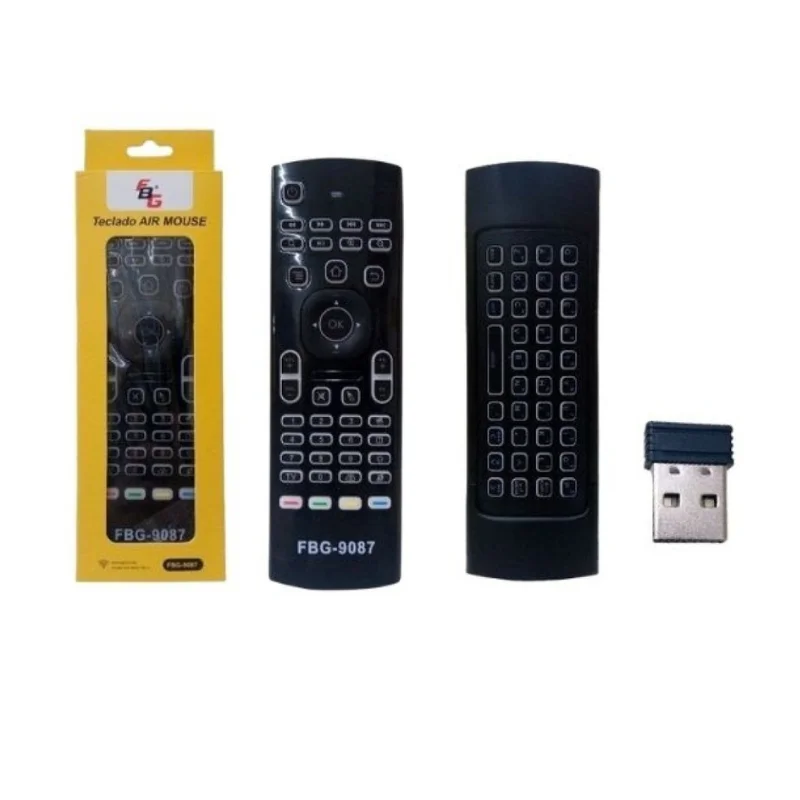 Imagem 2 de 4 do produto Controle Remoto Compatível Com Air Mouse Mini Teclado E Mouse Universal Modelo Fbg-9087