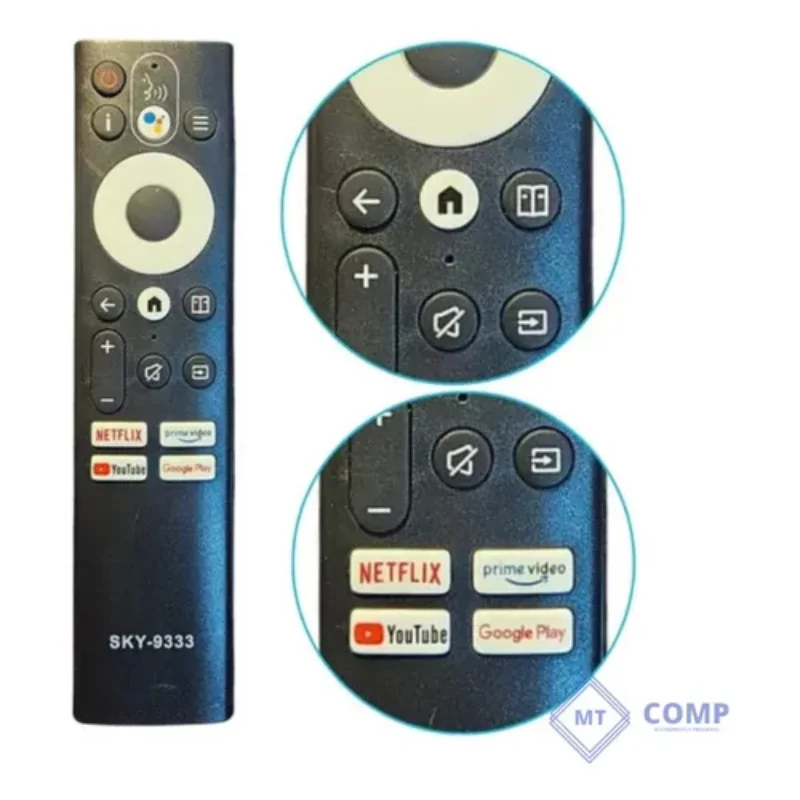 Imagem 3 de 3 do produto Controle Remoto Compativel Com Tv Smart Aiwa Fbg-9333