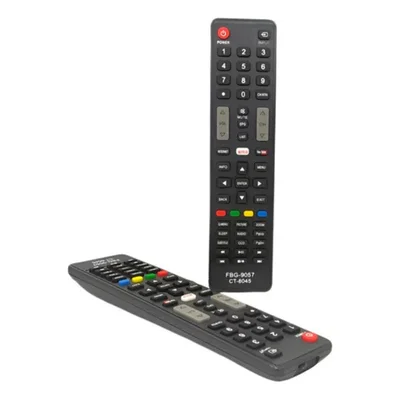 Controle Remoto Smart Compatível Com Tvtoshiba Youtube / Netflix-modelo Fbg-9057