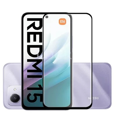 Película De Vidro Temperada 3d 9d Para Xiaomi Redmi 15 4g
