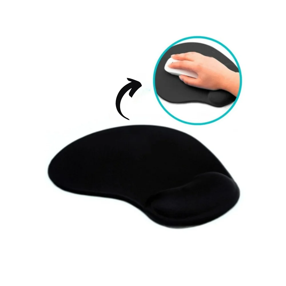 Kit 5 Mouse Pad Com Apoio Para O Pulso Almofadado Confortável Kit 5 Mouse Pad Com Apoio Para O Pulso Almofadado Confortável