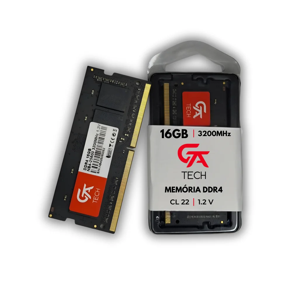 Memória Ram Notebook 16gb Gta Tech Ddr4 3200mhz Cl22 1.2v