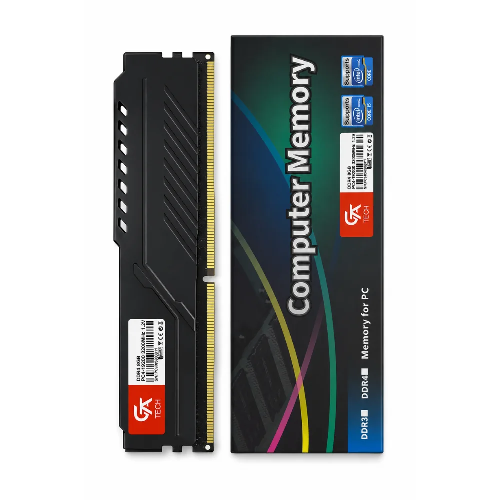 Imagem 5 de 5 do produto Memória Ram 8GB Gta Tech Ddr4 3200mhz Cl22 1.2v C/dissipador