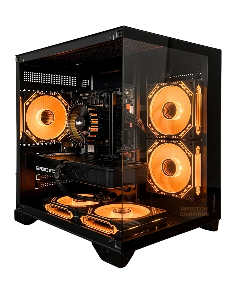 PC Gamer Workstation Intel i7 12700k, RTX 5060 8GB, 32gb Ddr4, SSD 1TB Nvme, Win11 Pro Aquario - view 2