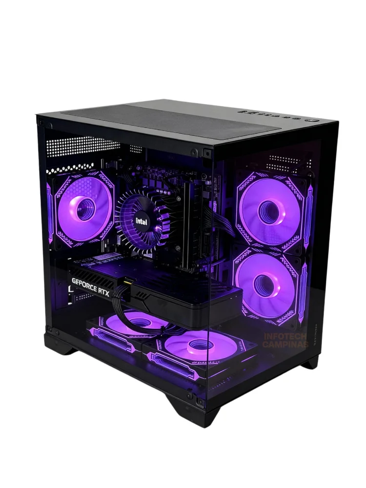 PC Gamer Workstation Intel i7 12700k, RTX 5060 8GB, 32gb Ddr4, SSD 1TB Nvme, Win11 Pro Aquario - view 4