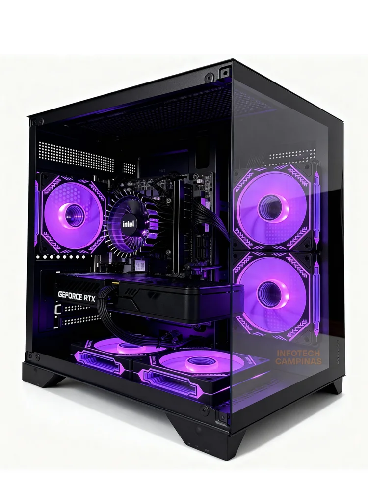 Workstation Intel i7 12700K + RTX 5060 Ti 8GB, 32gb Ddr4, SSD 1TB Nvme, Win11 Pro – PC Gamer Aquario