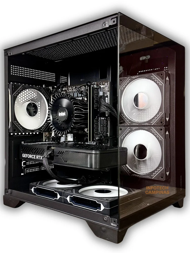 Workstation Intel i7 12700K + RTX 5060 Ti 8GB, 32gb Ddr4, SSD 1TB Nvme, Win11 Pro – PC Gamer Aquario - view 2
