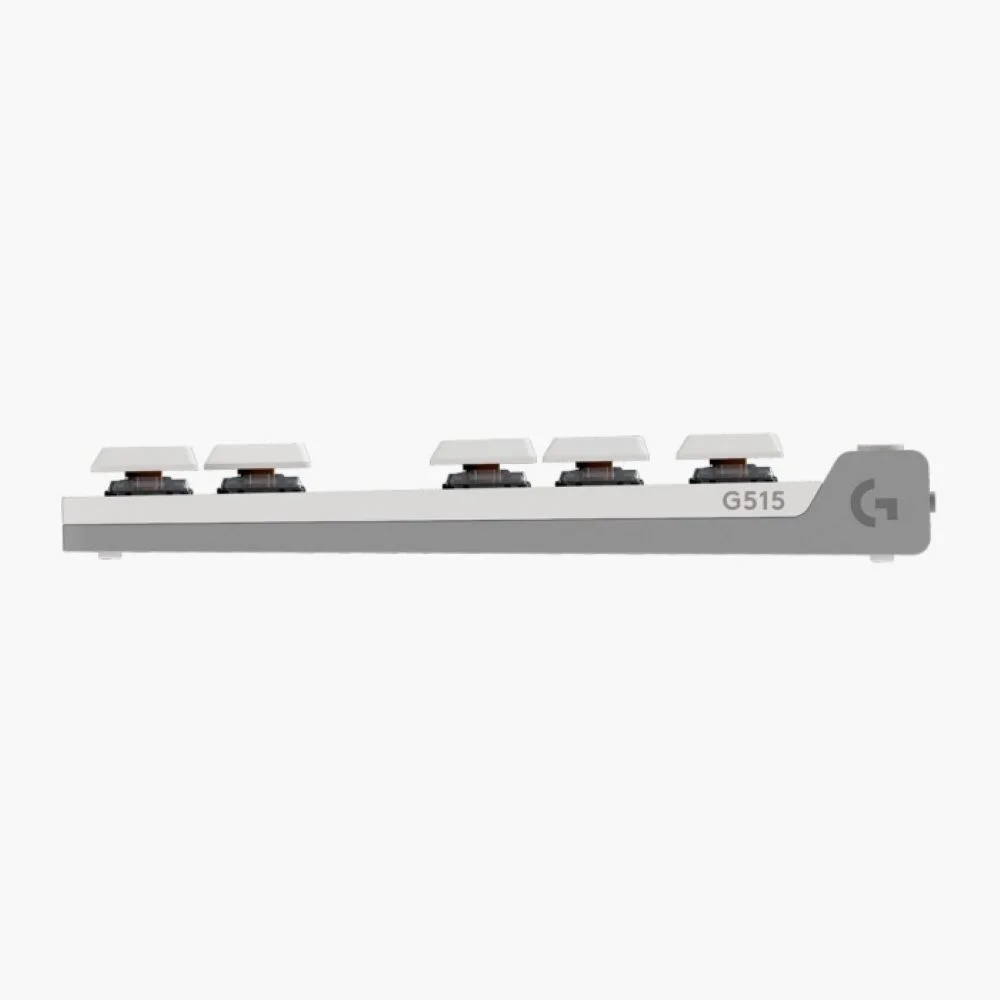 Imagem 3 de 4 do produto Teclado Mecanico Gamer Sem Fio Logitech G515 Tkl RGB Switch Gl Brown Tactile Branco 920-012535
