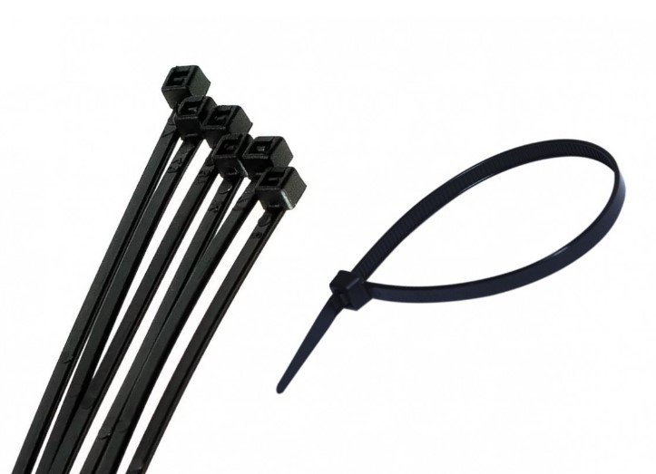 Abraçadeira 3,6x300mm Preto (pacote C/100)