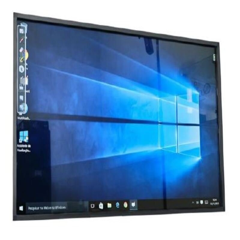 Monitor Touch Screen Infrared 32" Wide – Usb Com Moldura De Alumínio