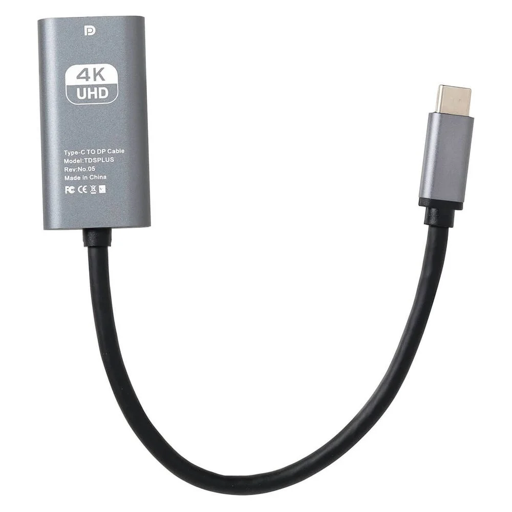 Imagem 3 de 4 do produto Cabo Adaptador Usb-c Para Displayport Prata Prata