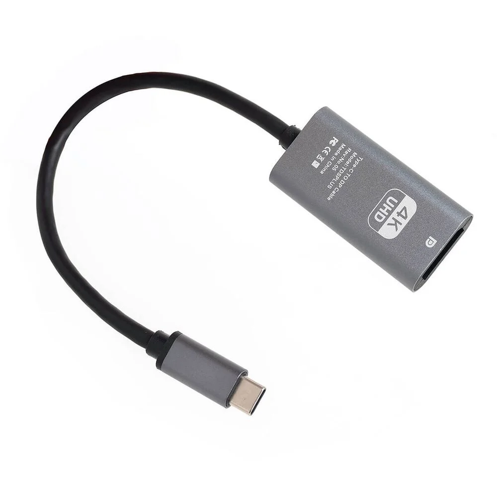 Imagem 4 de 4 do produto Cabo Adaptador Usb-c Para Displayport Prata Prata
