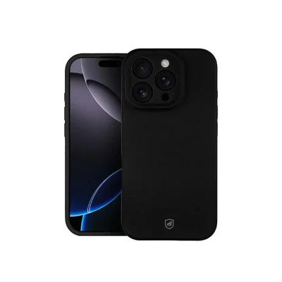 Capa Case Capinha Para Iphone 16 Pro Max - Silicon Premium Preta - Gshield