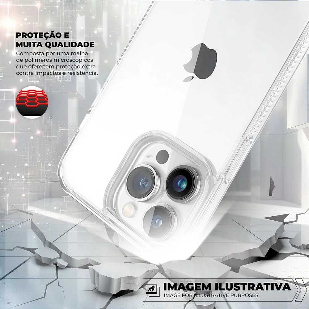 Imagem 5 de 5 do produto Capa Case Capinha Para Iphone 16 Plus - Anti-slip - Gshield