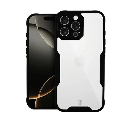 Capa Case Capinha Para Iphone 16 Pro - Dual Shock Sense Preta - Gshield