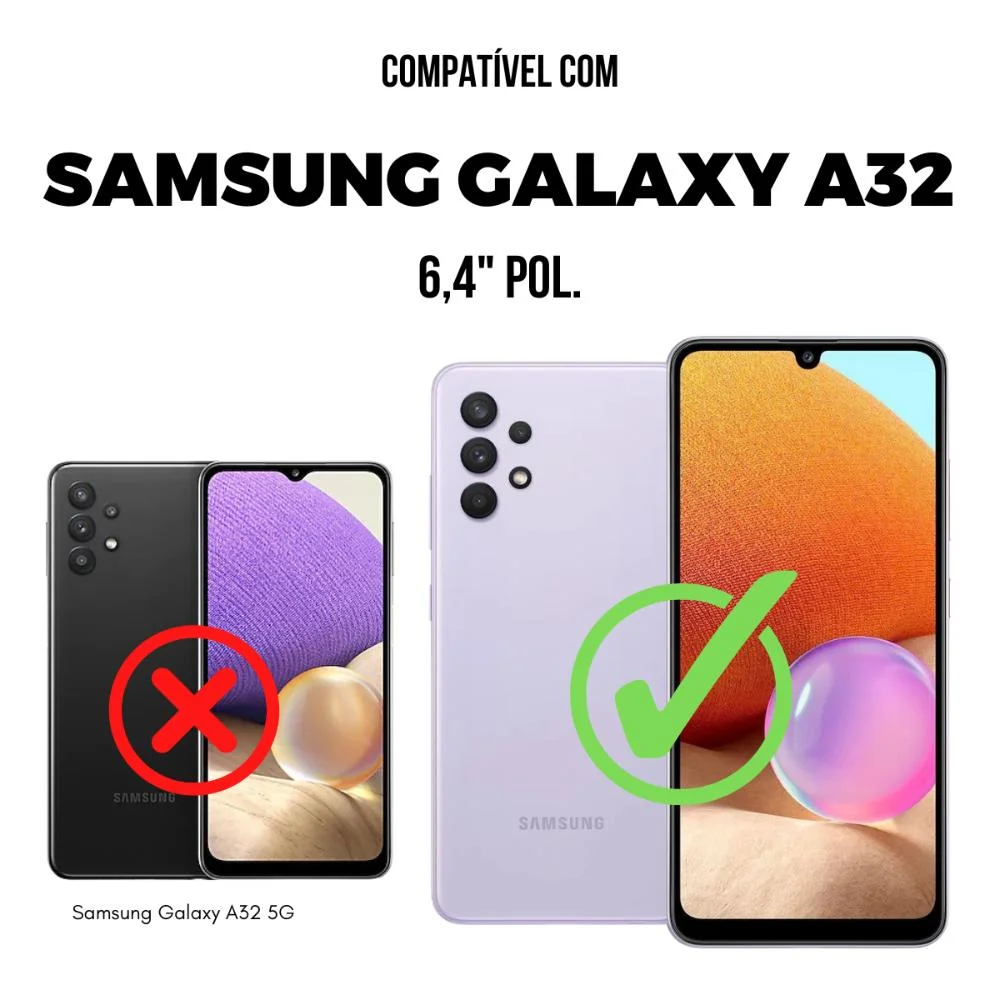 Imagem 4 de 5 do produto Capa Case Capinha Para Samsung Galaxy A32 4g - Dinamic Cam Protection - Gshield