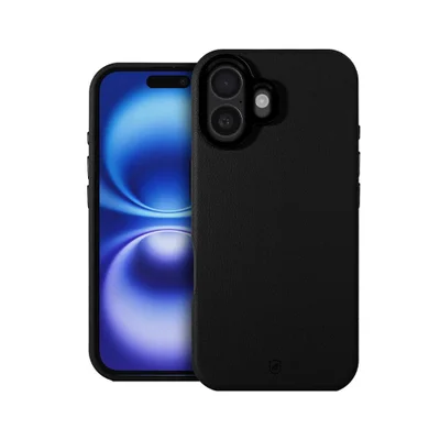 Capa Case Capinha Para Iphone 16 - Couro Dual Magsafe - Preta - Gshield