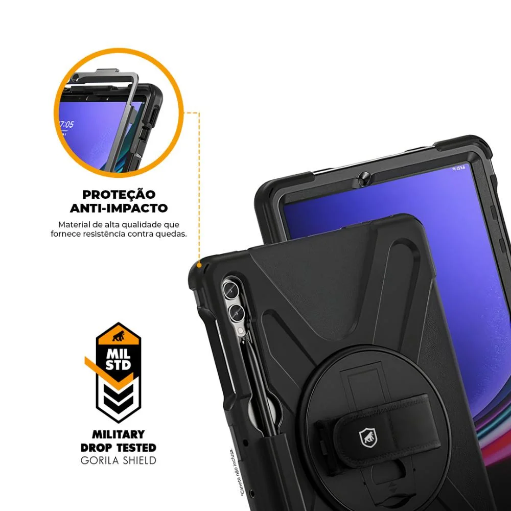 Imagem 2 de 4 do produto Capa Case Capinha Para Samsung Galaxy Tab S9 Fe Plus - Phantom - Gshield