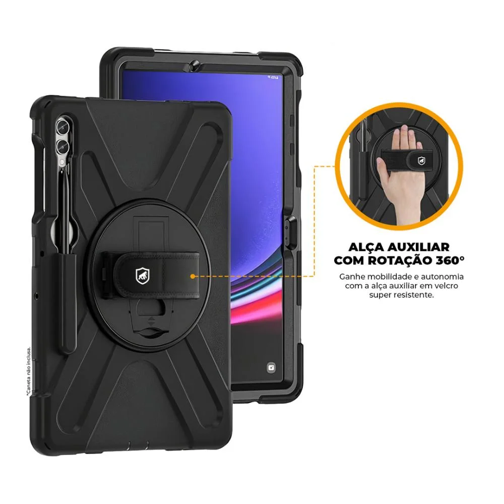 Imagem 4 de 4 do produto Capa Case Capinha Para Samsung Galaxy Tab S9 Fe Plus - Phantom - Gshield