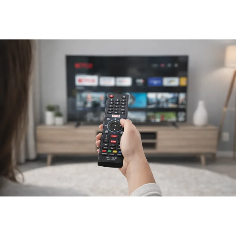 Imagem 2 de 5 do produto Controle Remoto Smart Compatível Com Tv Semp Youtube / Netflix / Globoplay Modelo Fbg- 9043