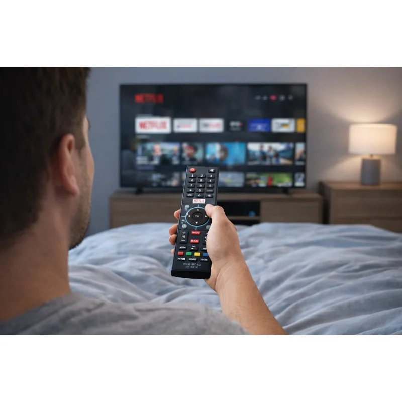 Imagem 3 de 5 do produto Controle Remoto Smart Compatível Com Tv Semp Youtube / Netflix / Globoplay Modelo Fbg- 9043
