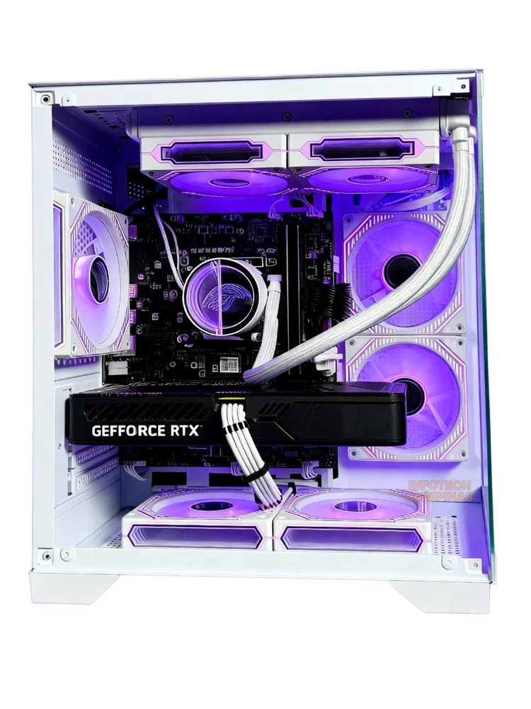 PC Gamer Aquario Branco Intel i5 12400f | RTX 5060 Ti 8GB | 32gb Ddr4 | SSD Nvme 1TB | Water Cooler | Win11 Pro - view 3